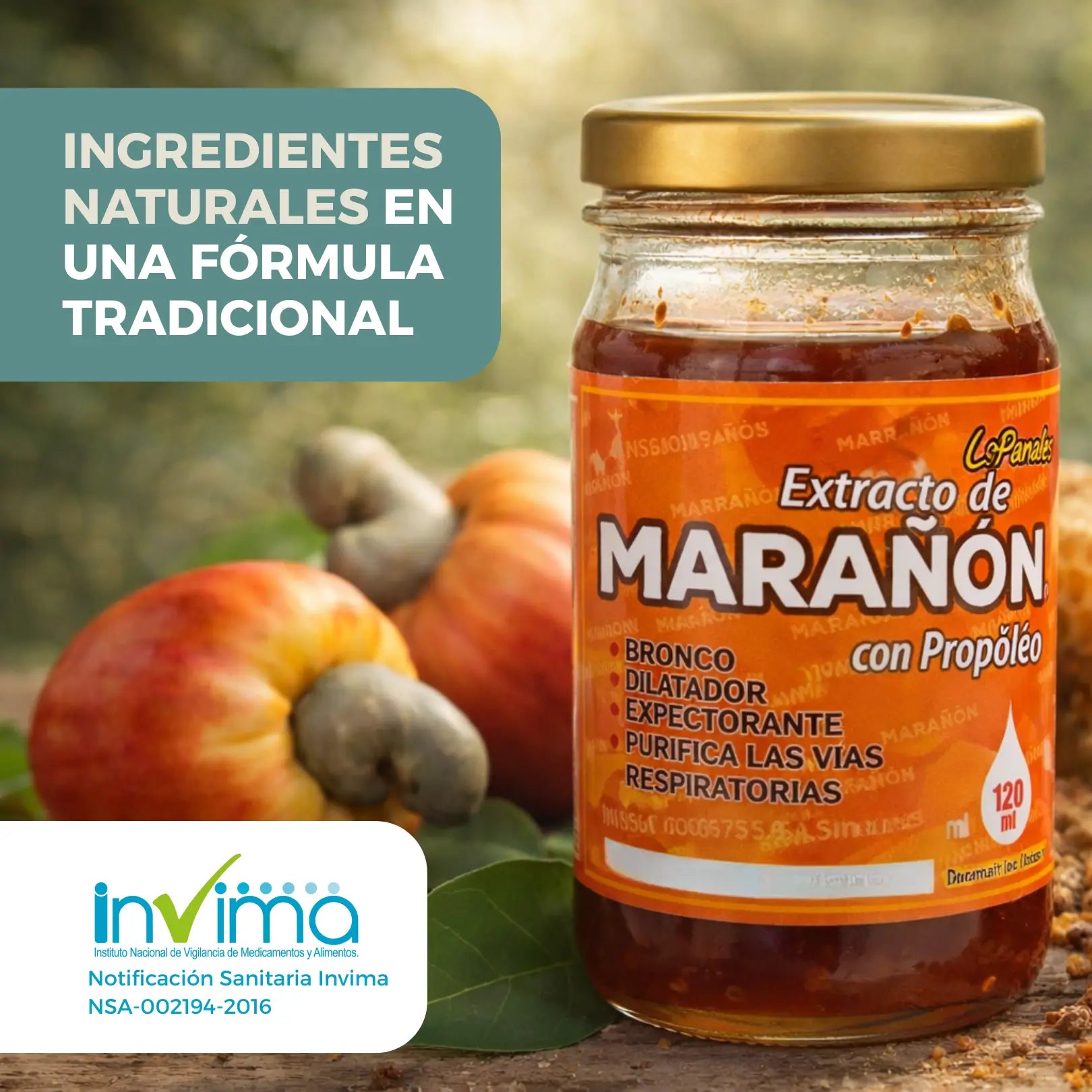 Extracto de Marañón con Propóleo - RESPIRAZEN